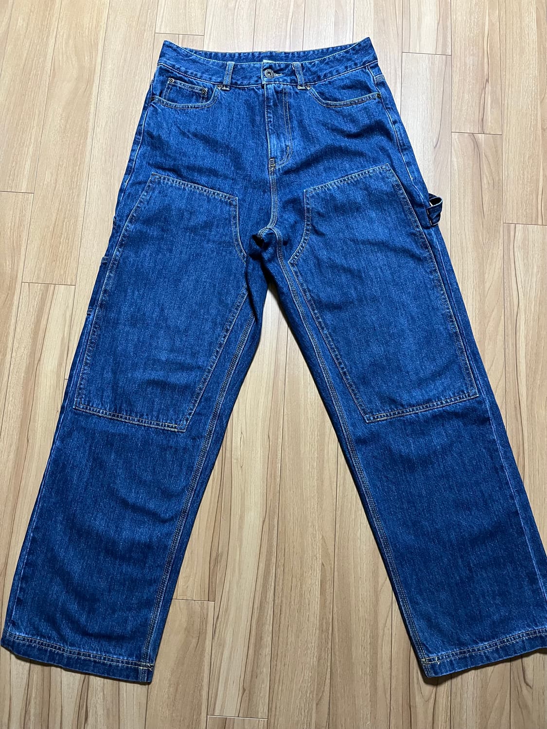 디키즈 더블니 카펜터 데님 팬츠 vintage blue 상품이미지2