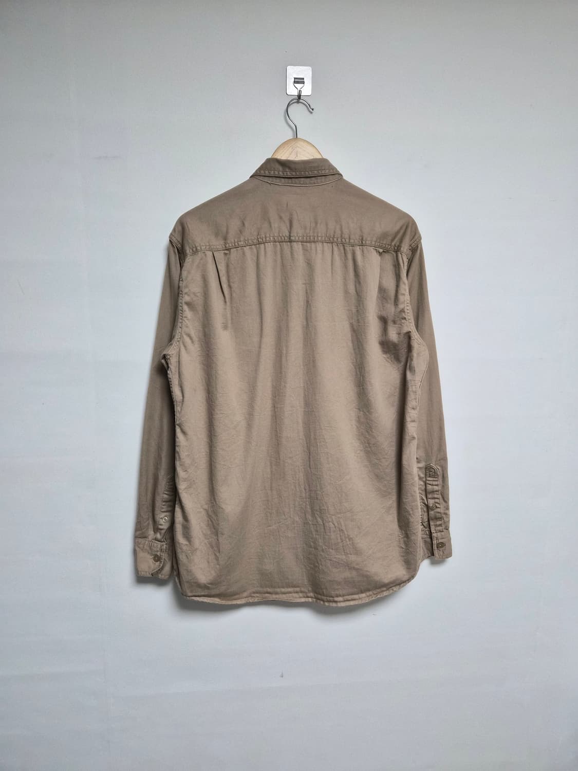 칼하트Carhartt 베이지 코튼 셔츠 M - S252 상품이미지2
