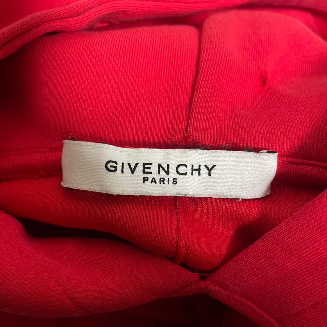 지방시 레드 데미지 후드티  상품이미지7