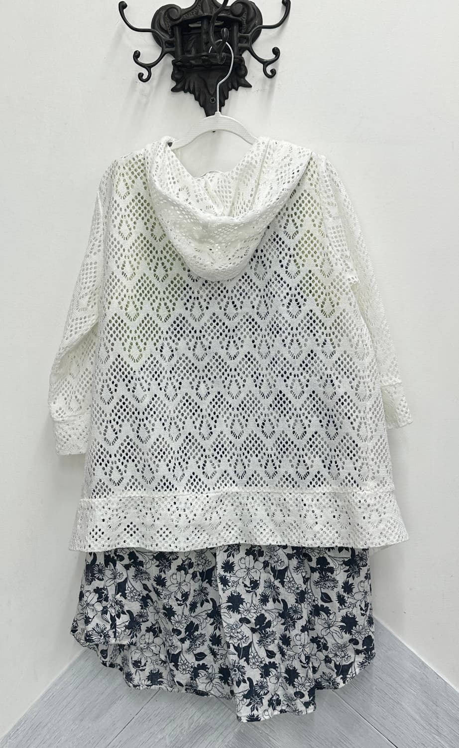 🍀하구미의 페어리 코디세트🍀 크로셰 레이스 슬리브리스 그런지 모리걸 상품이미지2