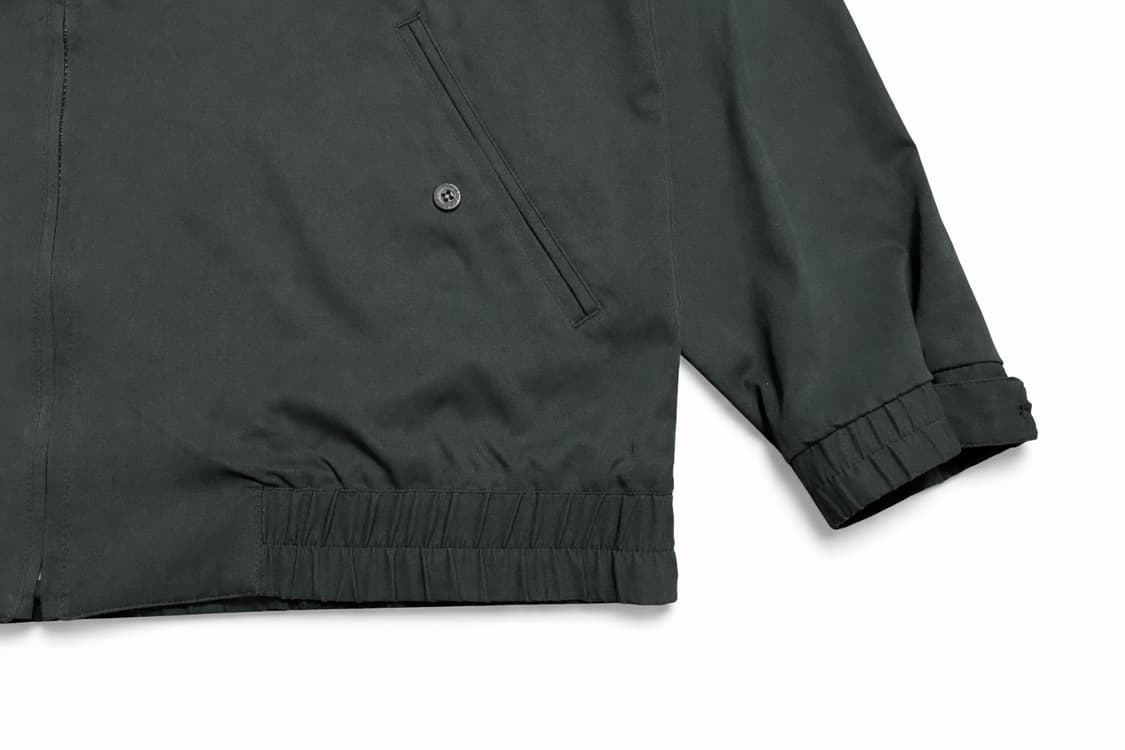 JPN 00s 일본 빈티지 클래식 아메카지 체크안감 블루종 해링턴 자켓 상품이미지5