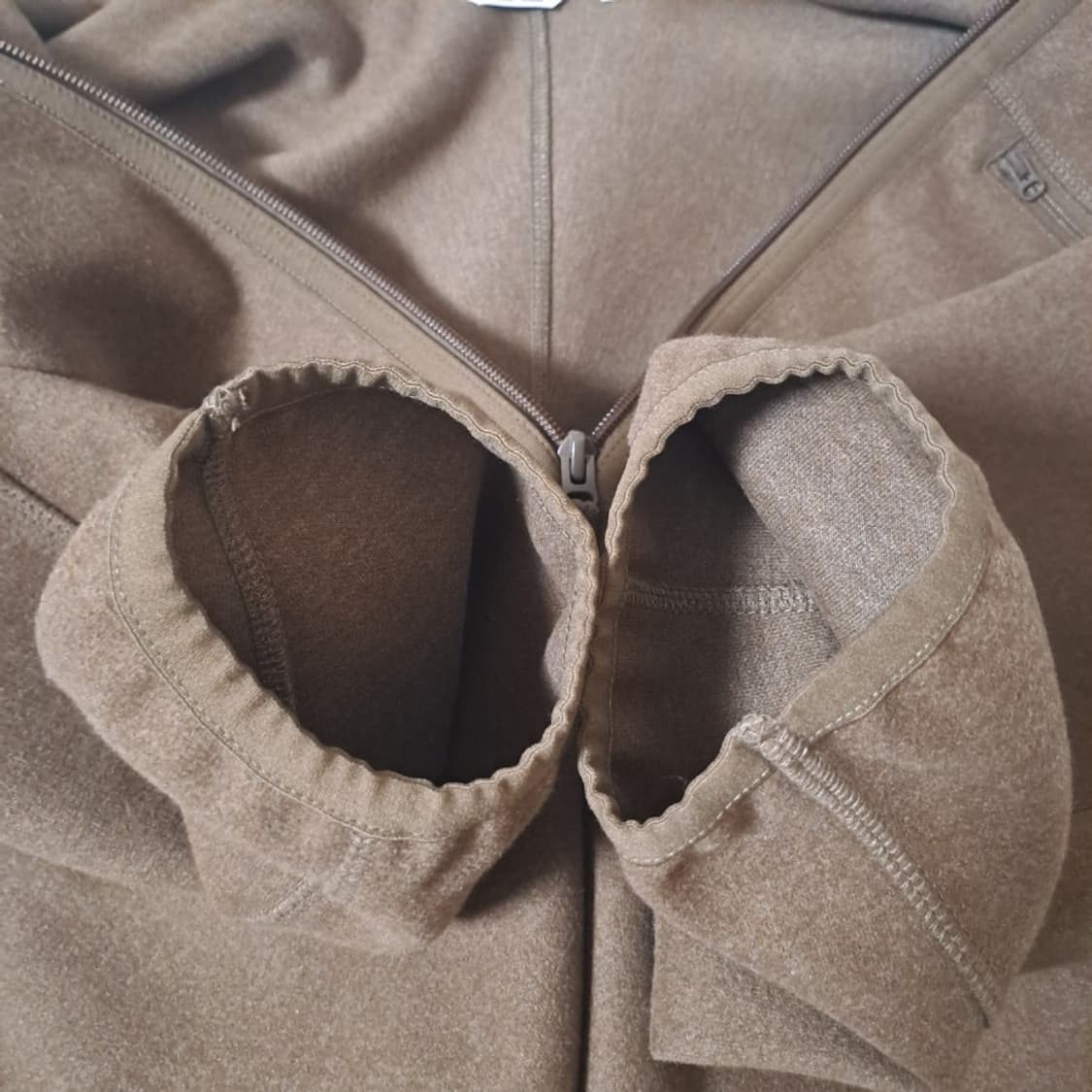 유니클로U 브러시드 저지 집업 블루종 상품이미지7