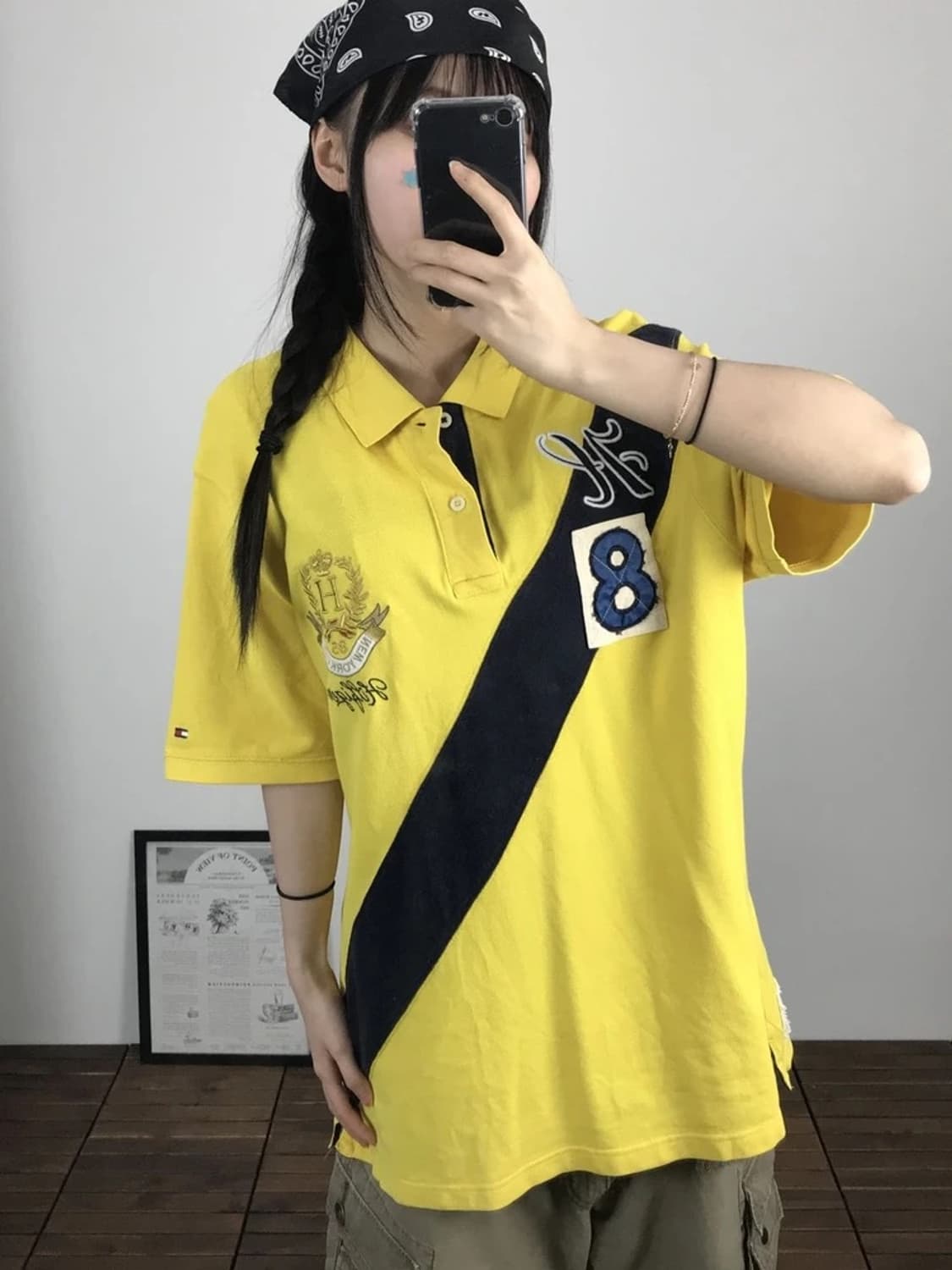 Tommy Hilfiger Yellow Polo Shirt 상품이미지3