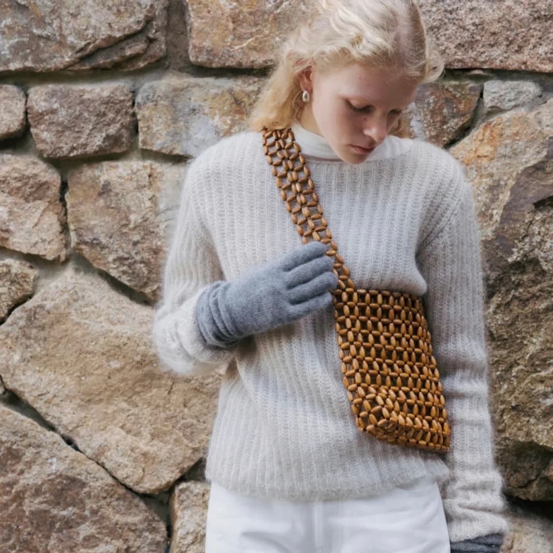 (새상품) 모노하 모헤어 롱슬리브 니트 상품이미지1