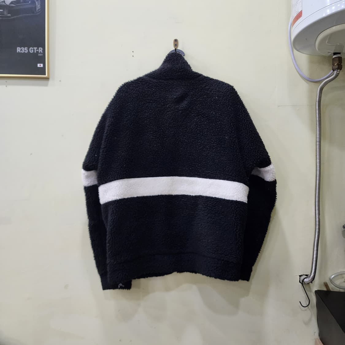 [M] SPYDER 보아 플리스 집업 점퍼 (블랙) 상품이미지3