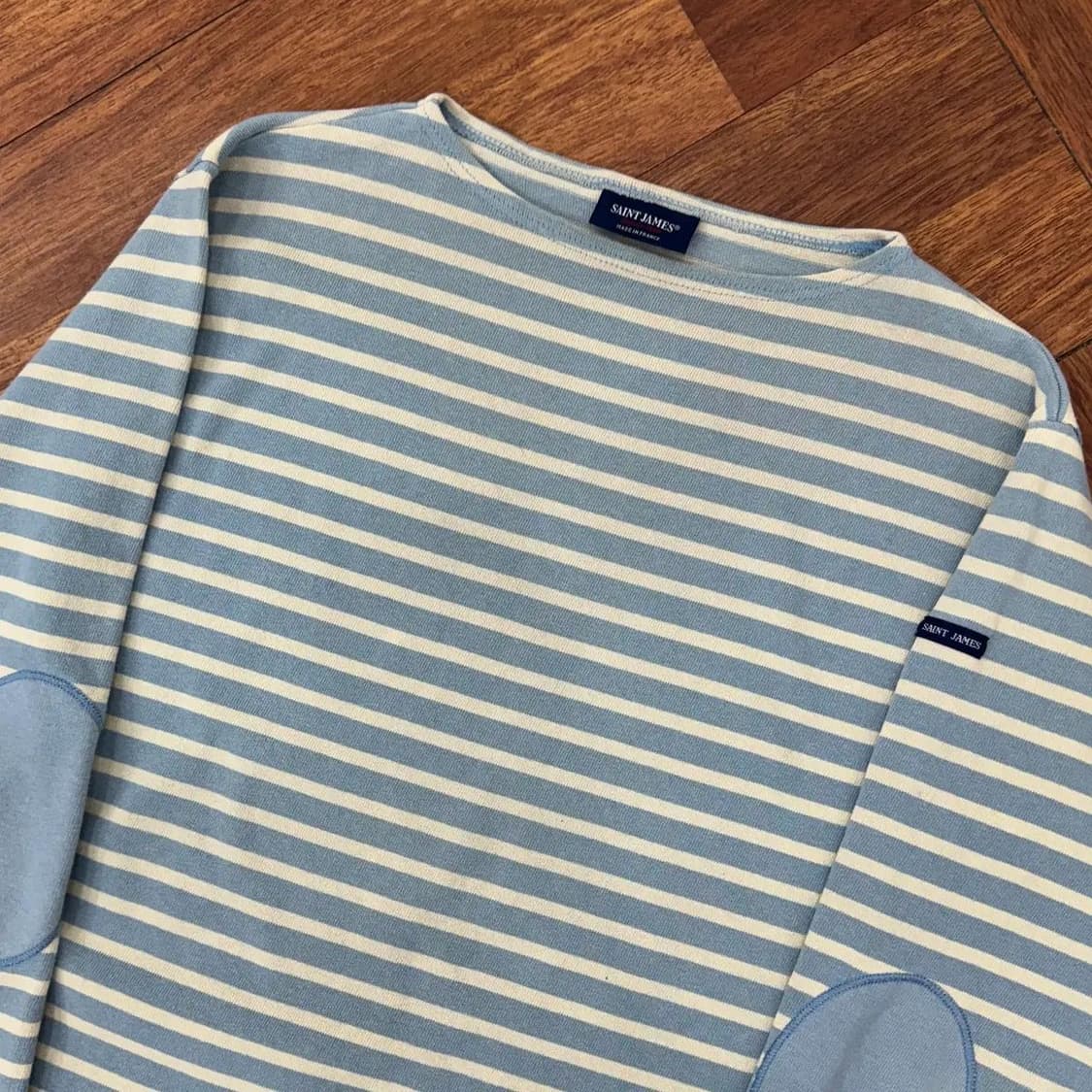 여성용 L 세인트제임스 길도 엘보 패치 티셔츠  상품이미지2