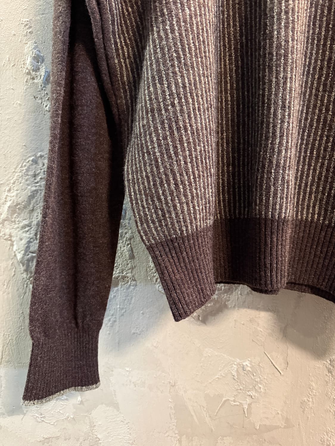 입생로랑 터틀넥 울 니트 브라운 95 상품이미지3