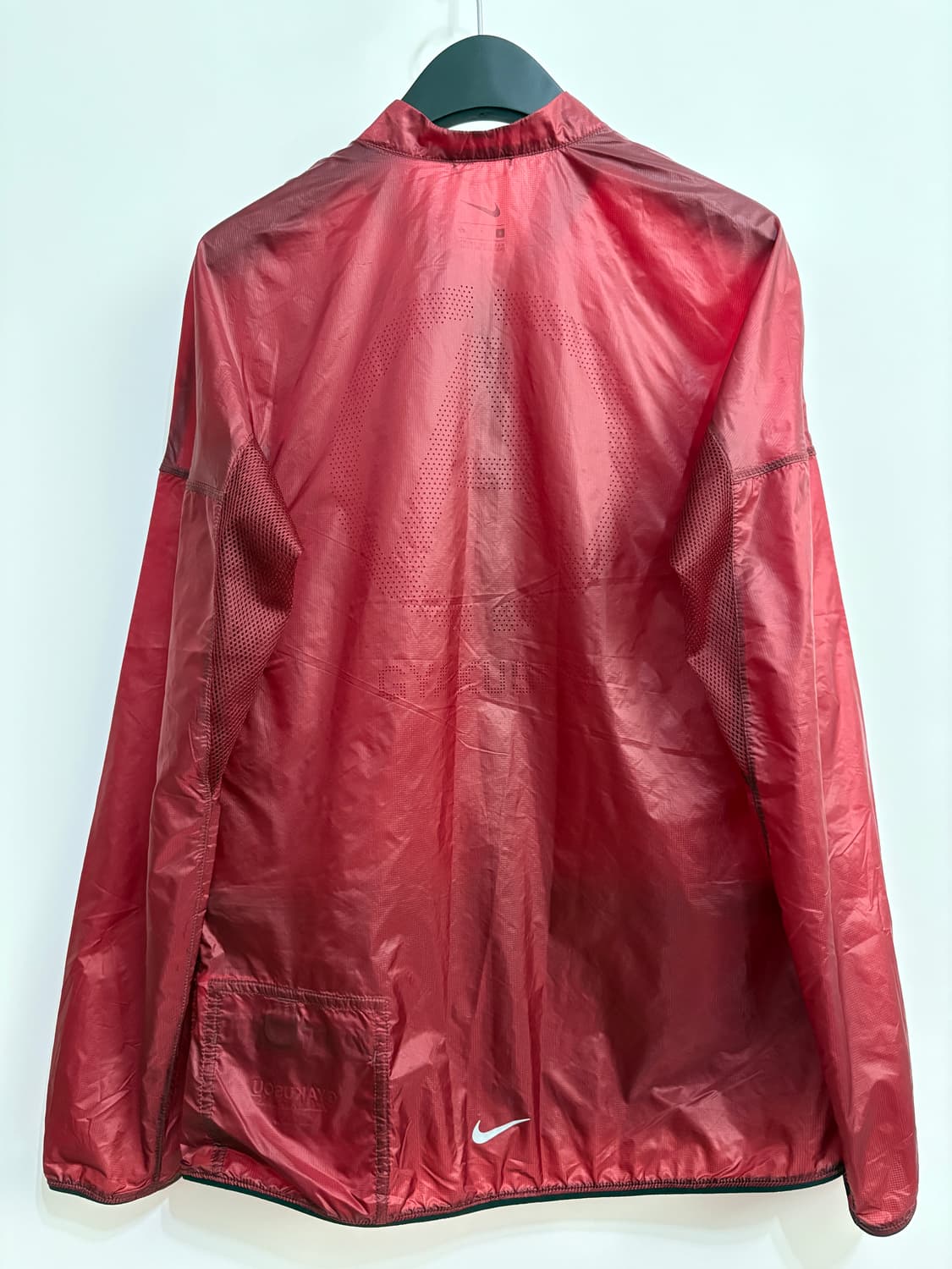 나이키 갸쿠소우 언더커버 / 패커블 러닝 자켓 버건디 / S 상품이미지4