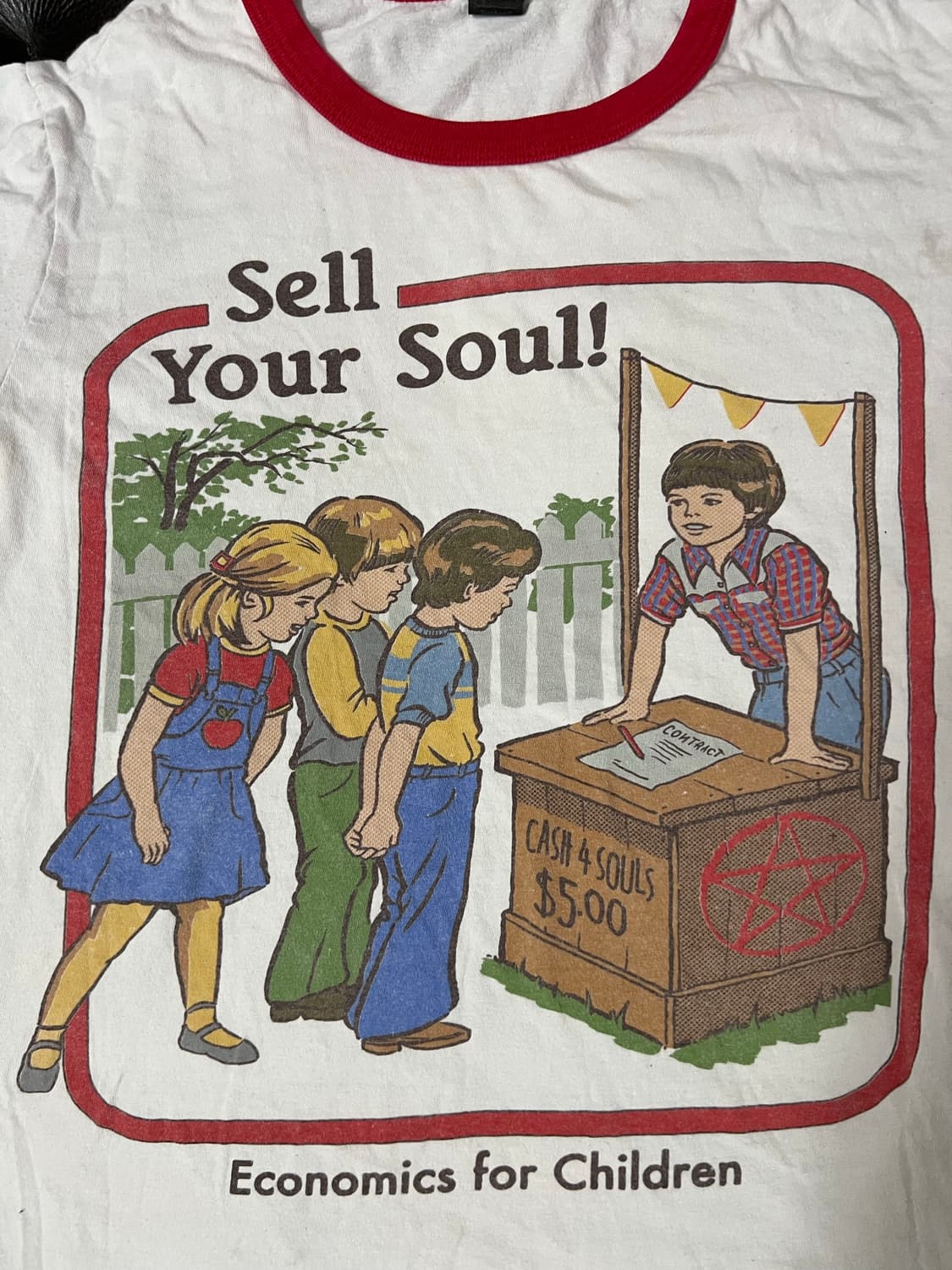 Usa Sell Your Soul!' 그래픽  링거티 상품이미지2