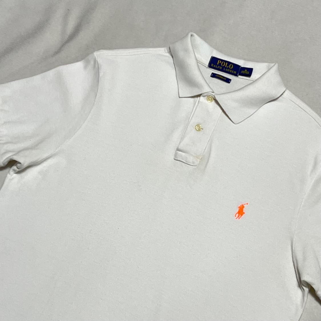 M 폴로랄프로렌 화이트 카라 티셔츠 상품이미지1