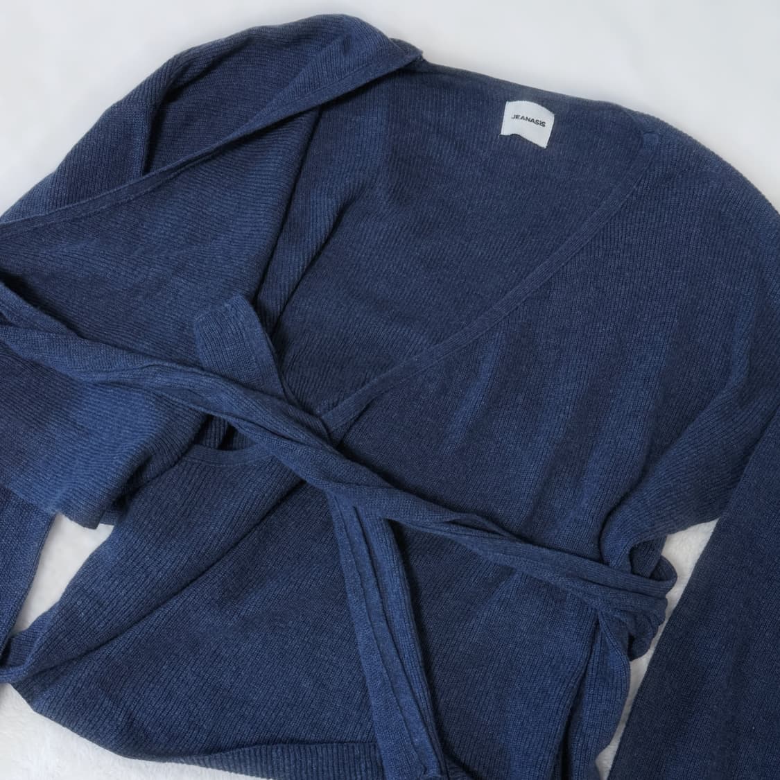 Jeanasis 갸루깔 딱붙 트위스트 가디건  상품이미지3