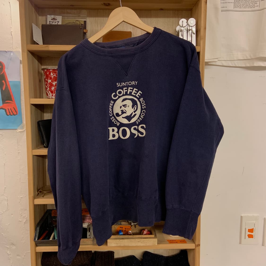 산토리 보스 맨투맨 상품이미지1