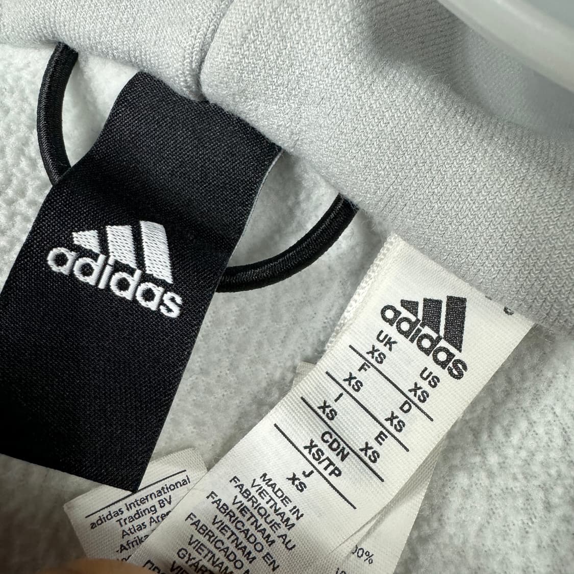 여성용 XS 아디다스 독일축구대표팀 트레이닝 후드 집업 상품이미지8