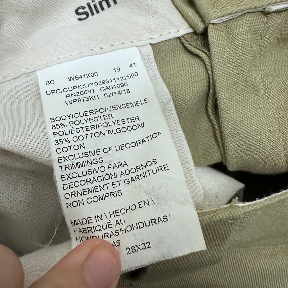 Dickies 디키즈 여성 면바지 팬츠 베이지 27인치 상품이미지10