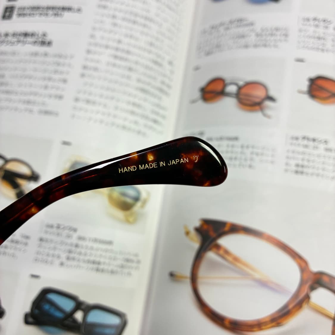 角矢甚治郎作 카도야 진지로 사쿠 일본 장인 셀룰로이드 뿔테 안경 상품이미지7