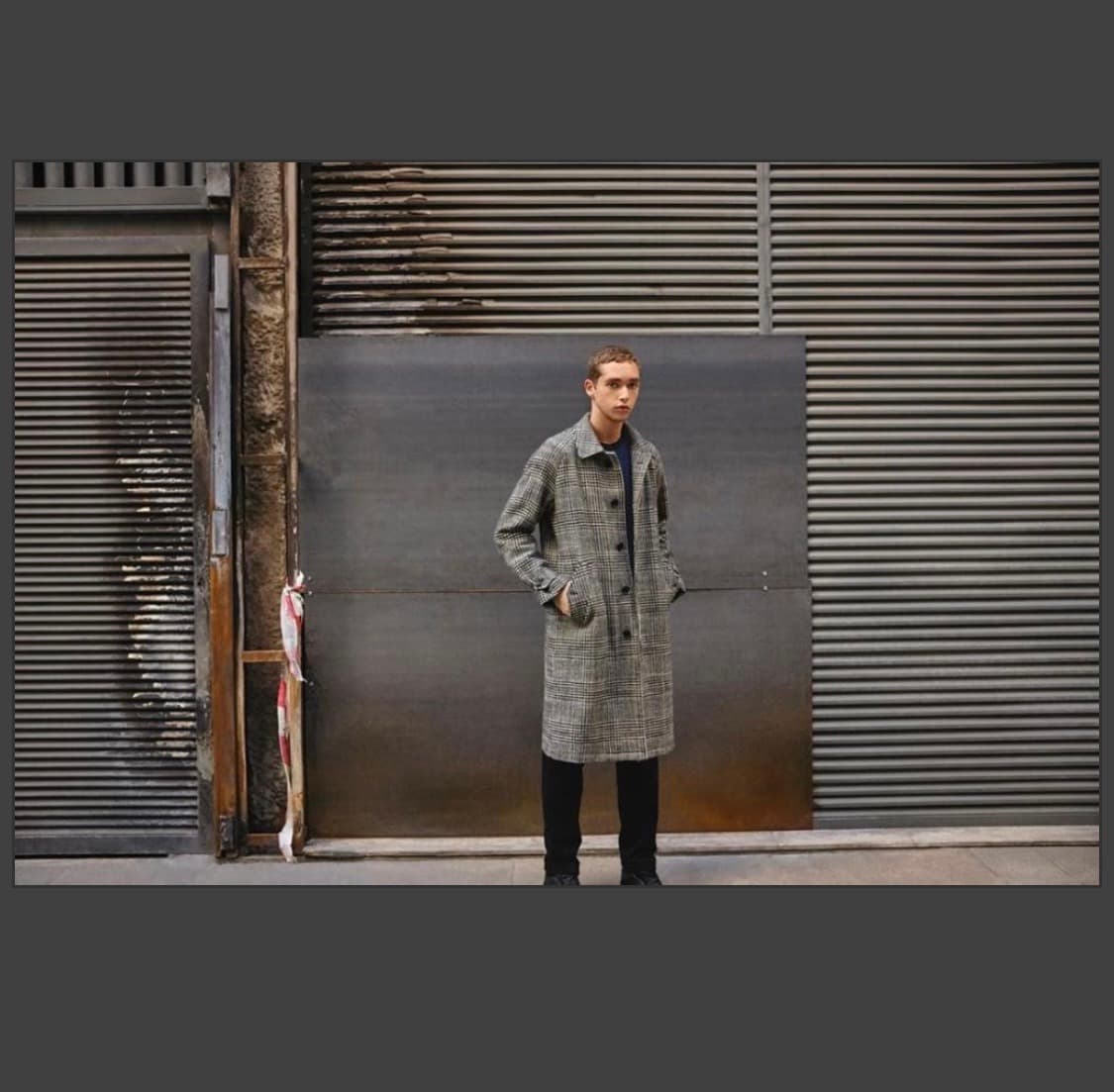 Aspesi 울체크코트 아스페시 체크울코트 m 상품이미지9