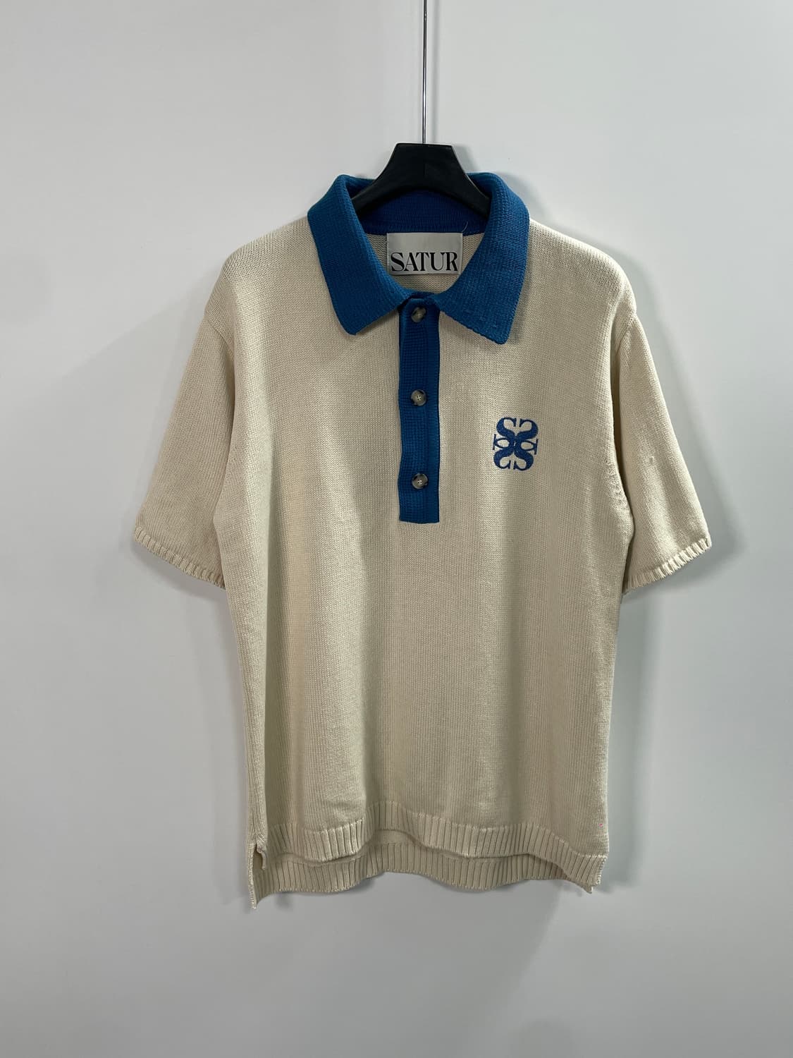 세터 나폴리 코튼 폴로 반팔 니트 (on.500) 상품이미지1