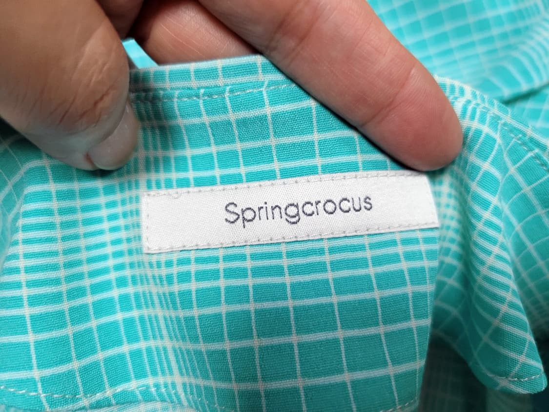 스프링크로커스(springcrocus) 체크원피스 55-66 새상품 상품이미지8