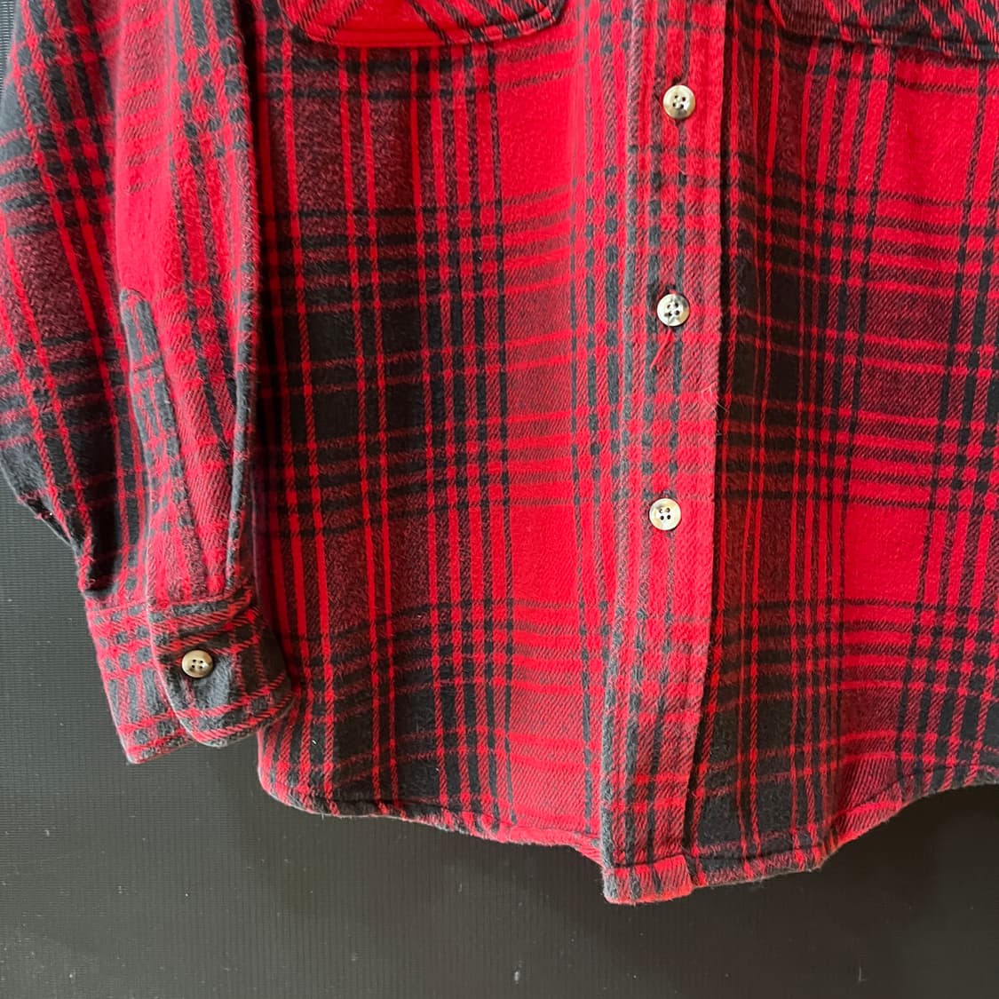 70s 리바이스 USA 메이드 알라스카 플란넬 셔츠 상품이미지7