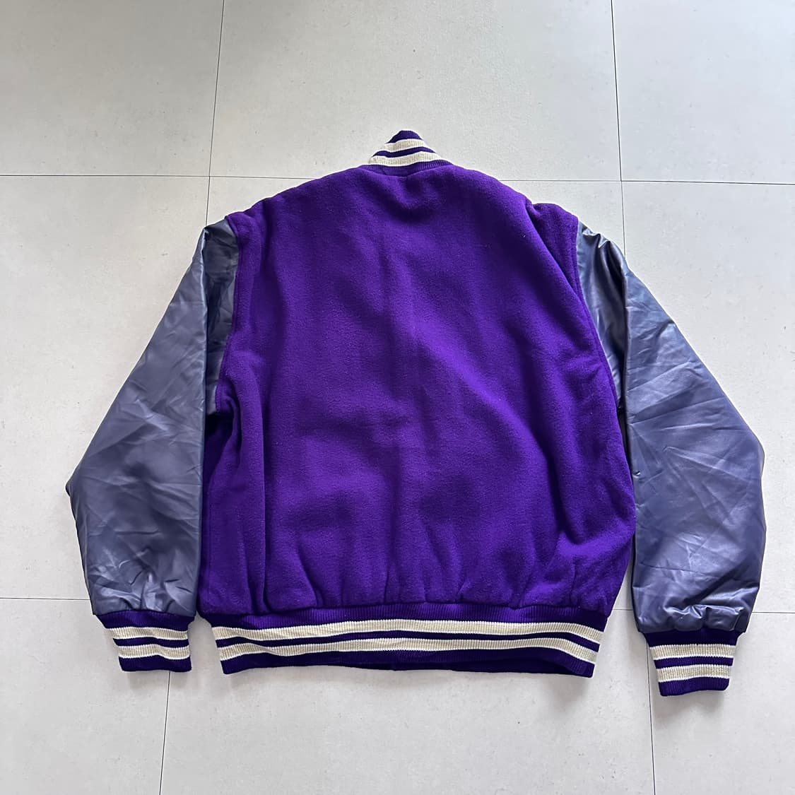 USA 매버릭 퍼플 바시티 자켓 (M) 상품이미지8