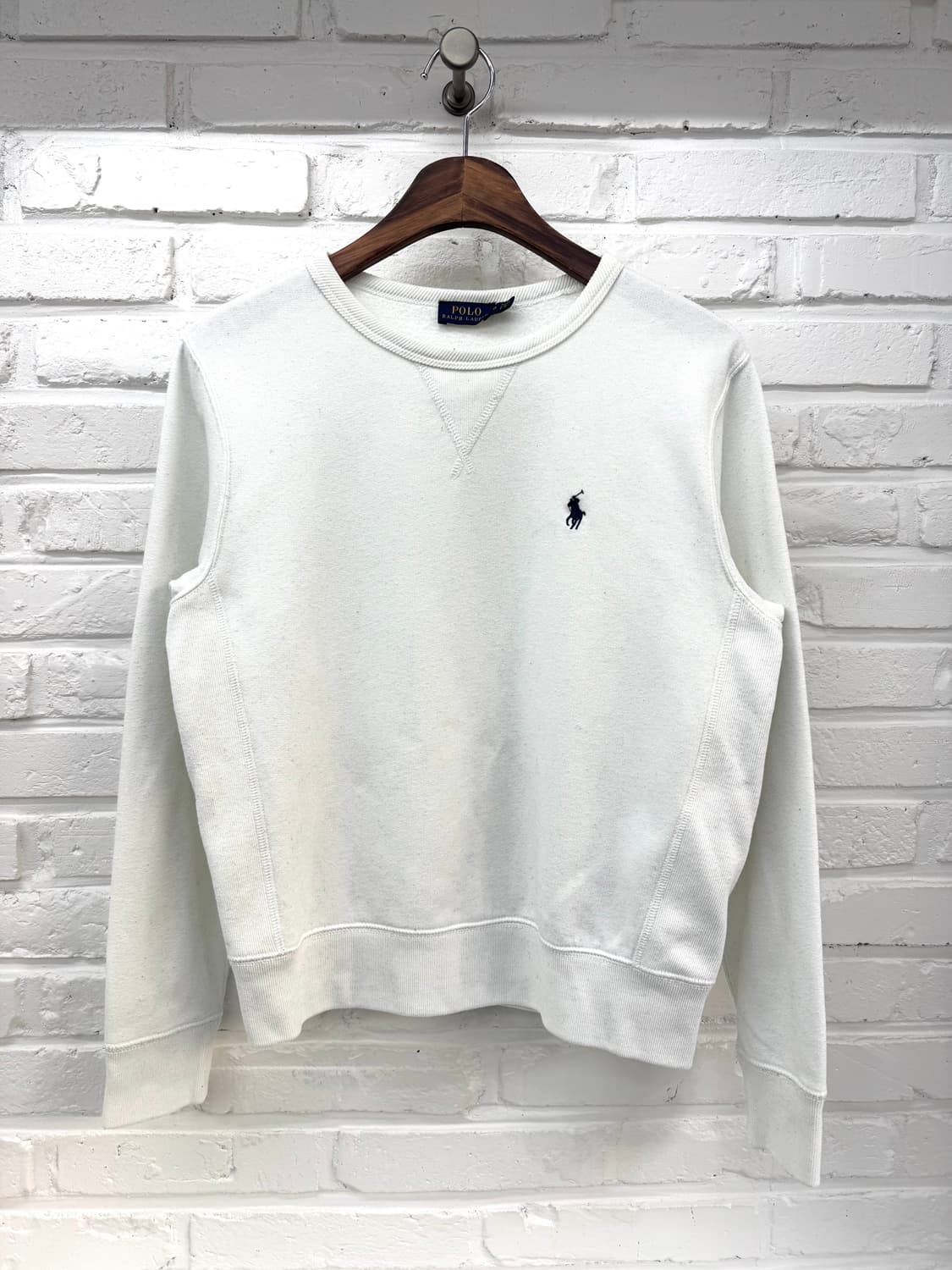 폴로 화이트 스웻셔츠 상품이미지3