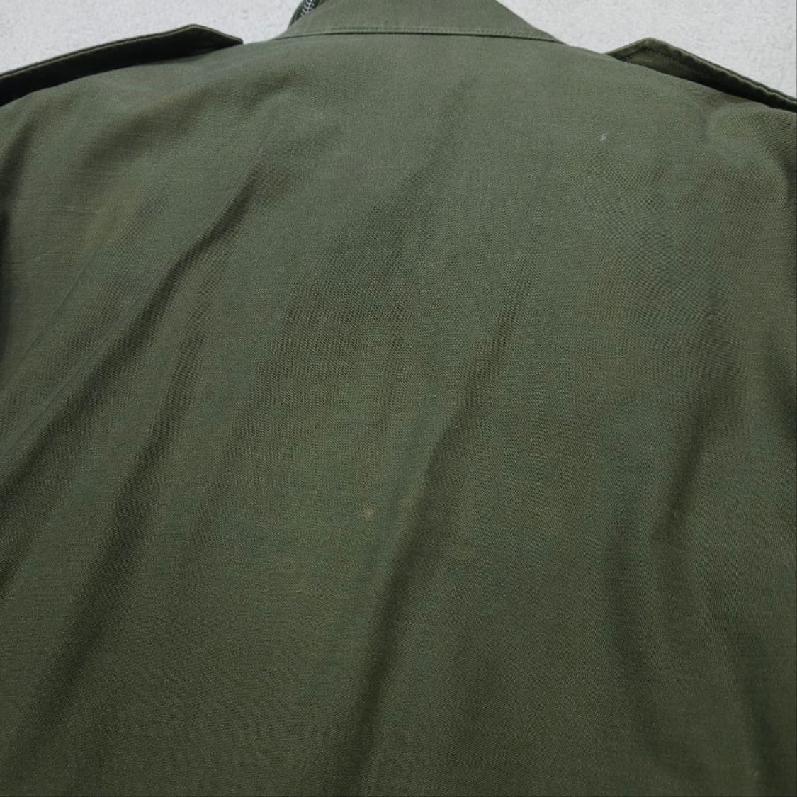 오리지널 미군 m-65 필드 자켓 은색 지퍼 2세대 상품이미지6