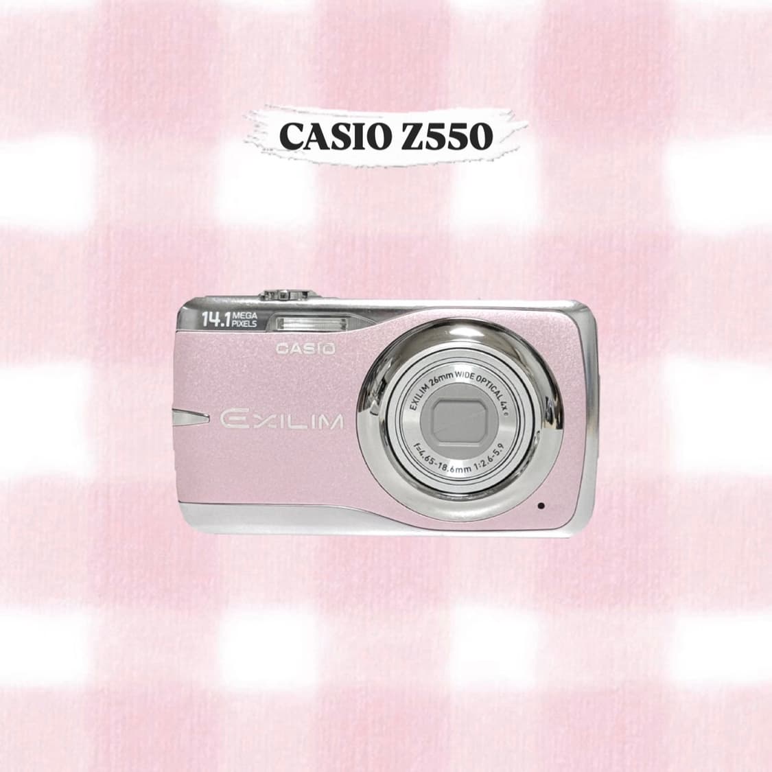 카시오 엑슬림 Z550 베이비핑크 빈티지디카 상품이미지1