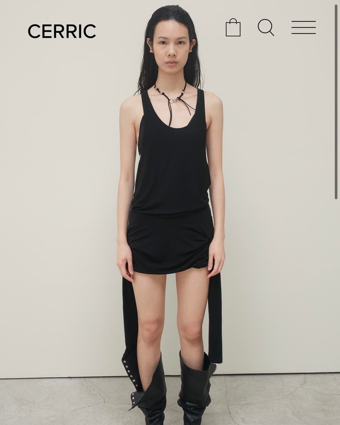 세릭  2WAY LAYERED LONG TOP 상품이미지3