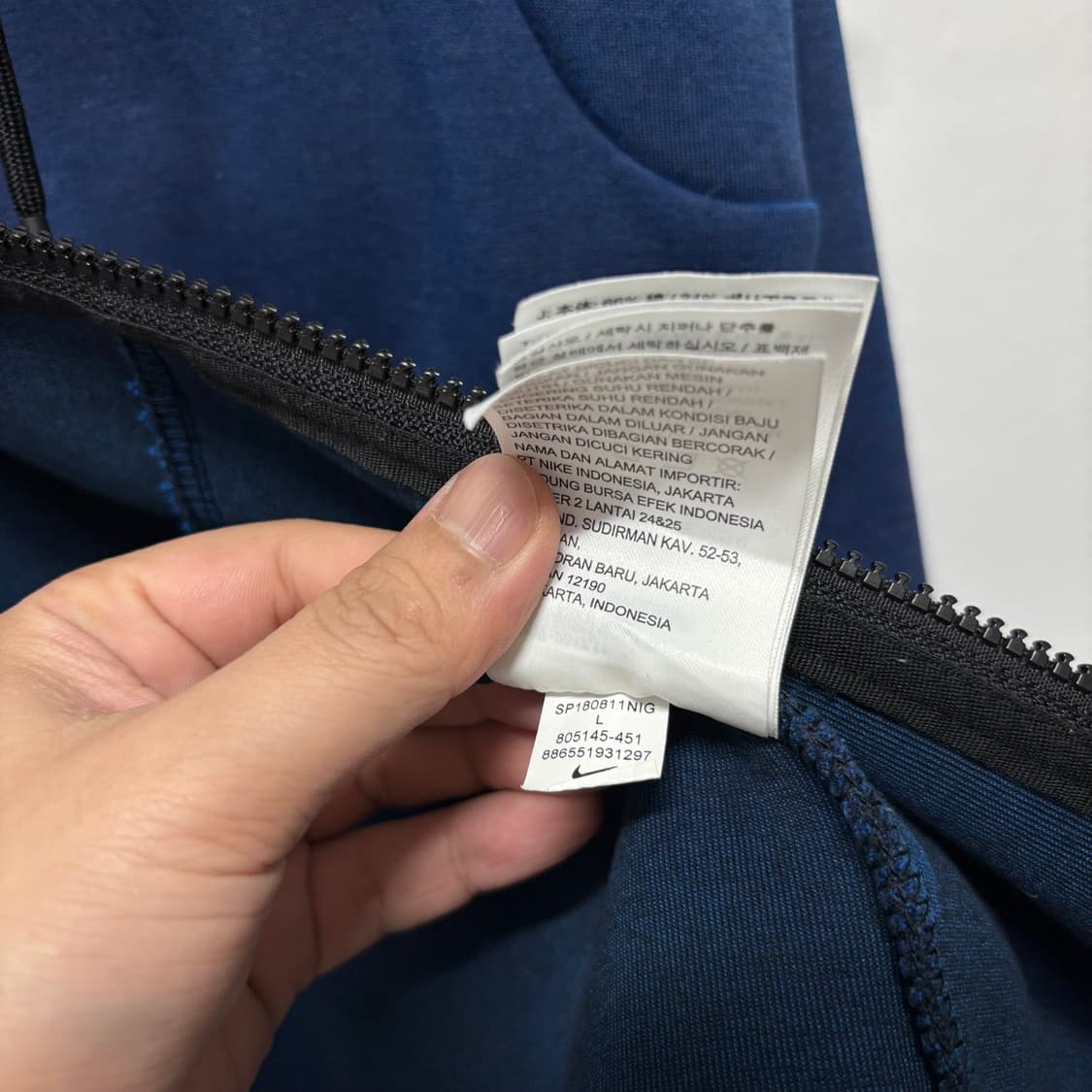 나이키 블루 테크팩 후드집업 상품이미지6