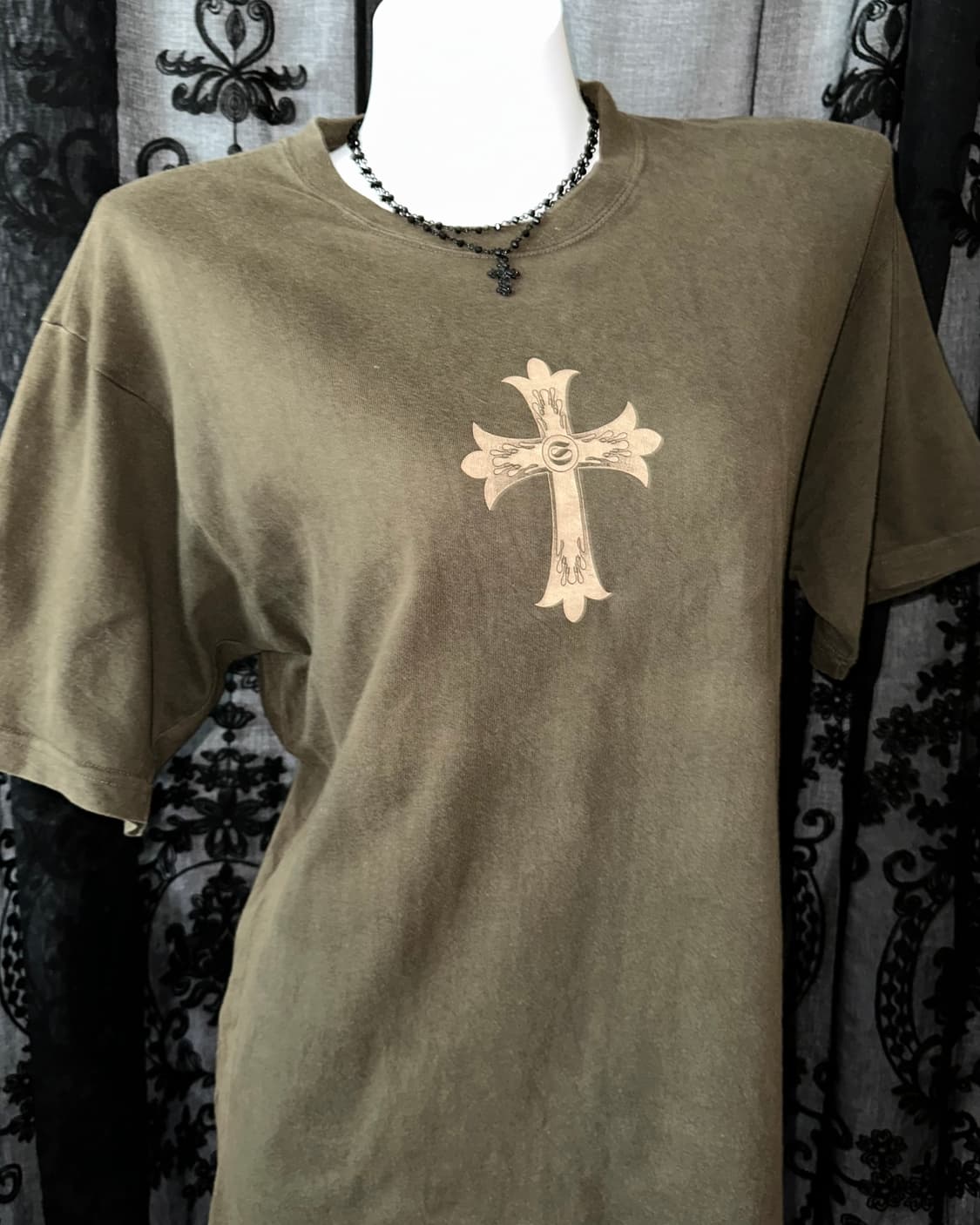 Khaki Cross Short Sleeve 상품이미지2