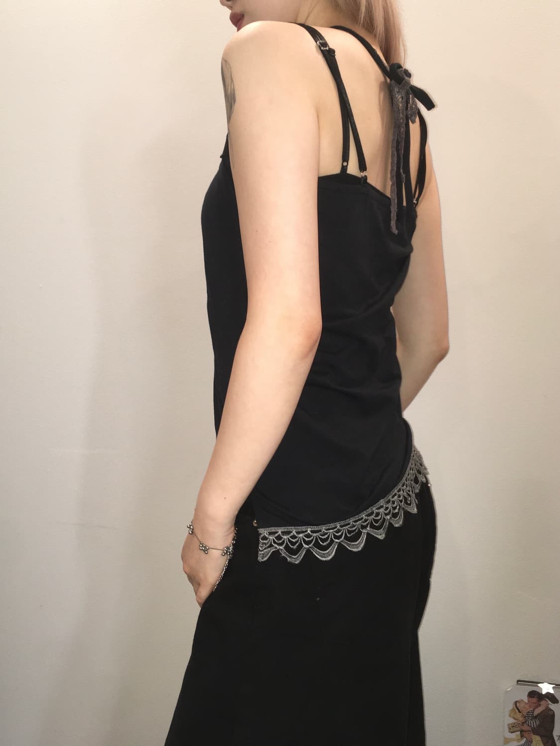 Axes femme halter lace sleeveless 상품이미지4