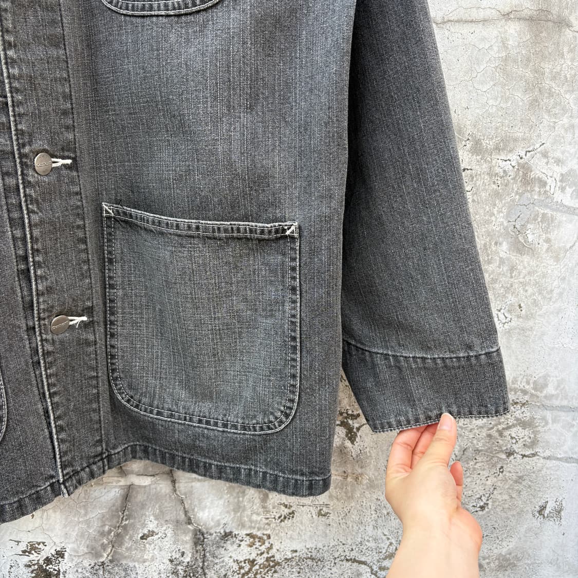 Carhartt 칼하트 데님 초어자켓 워크자켓 상품이미지8