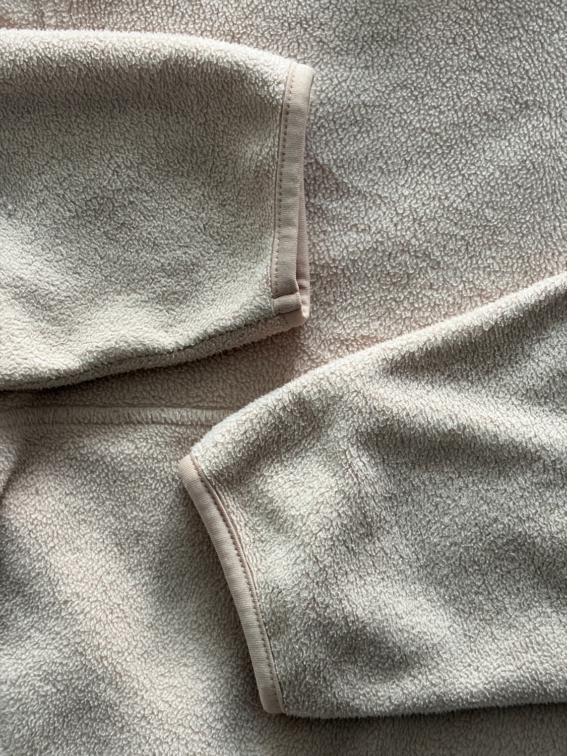 90s 올드 유니클로 신칠라 후리스 베이지 L (103) 상품이미지4