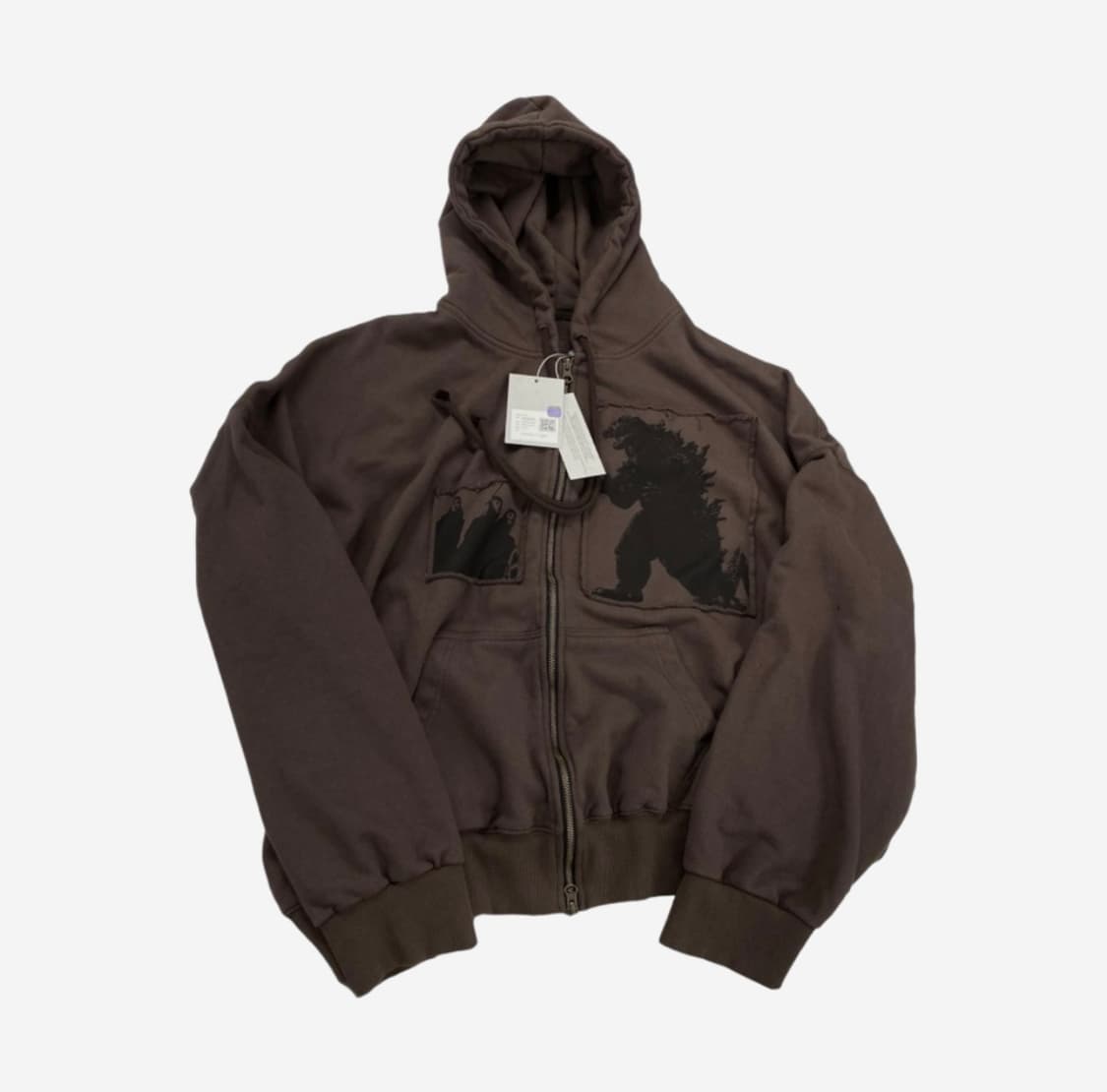 언더마이카 살루드 아카이브 오마주 패치 후드 집업 퍼지 상품이미지1