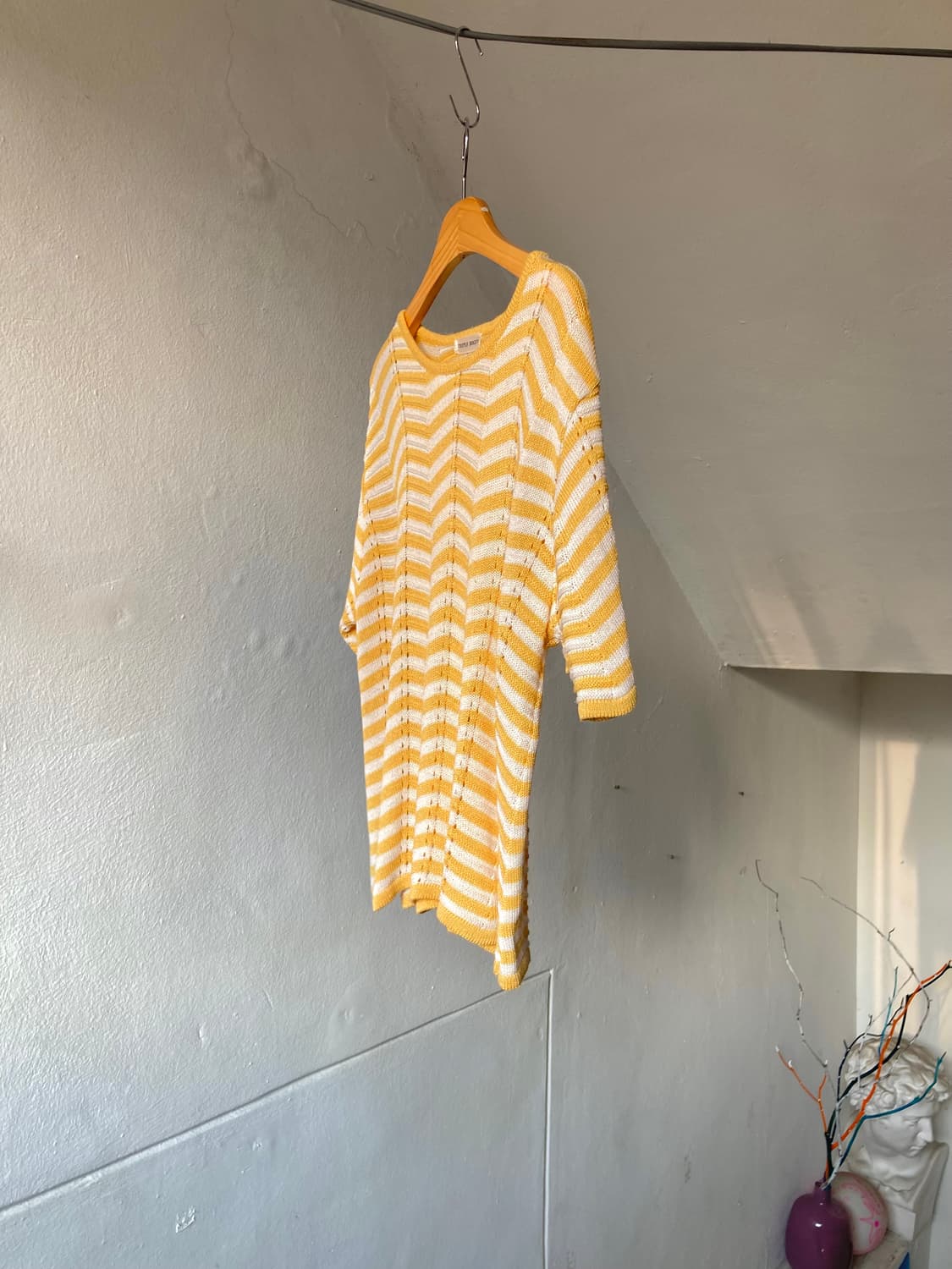 레모나 지그재그 니트탑 상품이미지4