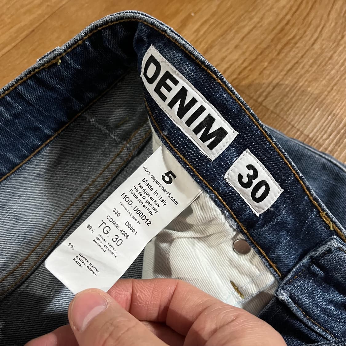 [30] (새상품) 디파트먼트5 데님팬츠 상품이미지9