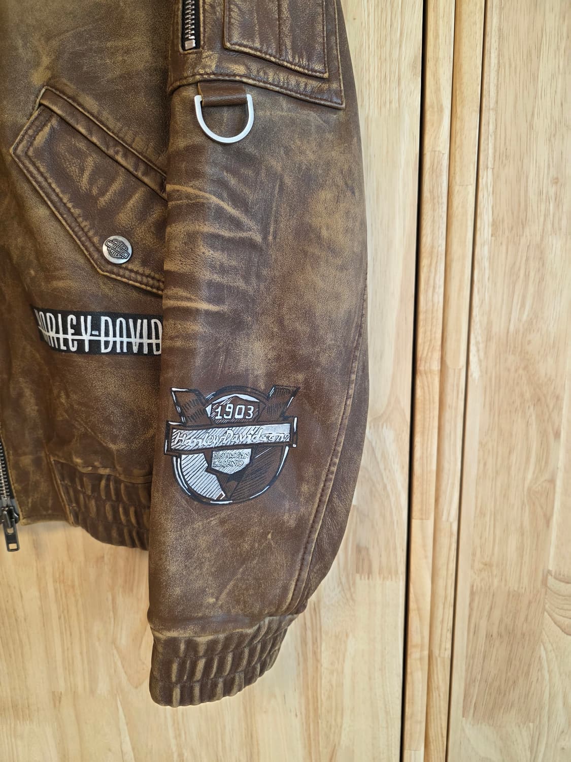 할리데이비슨 레더 자켓 100 (핸드드로잉 한정판) 상품이미지7