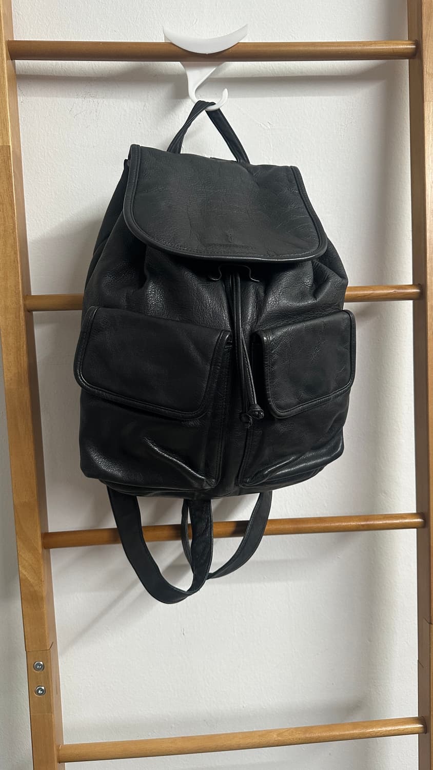 리얼레더 복조리 백팩 상품이미지2