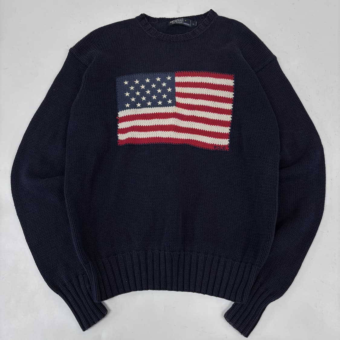 폴로 성조기 니트 상품이미지3