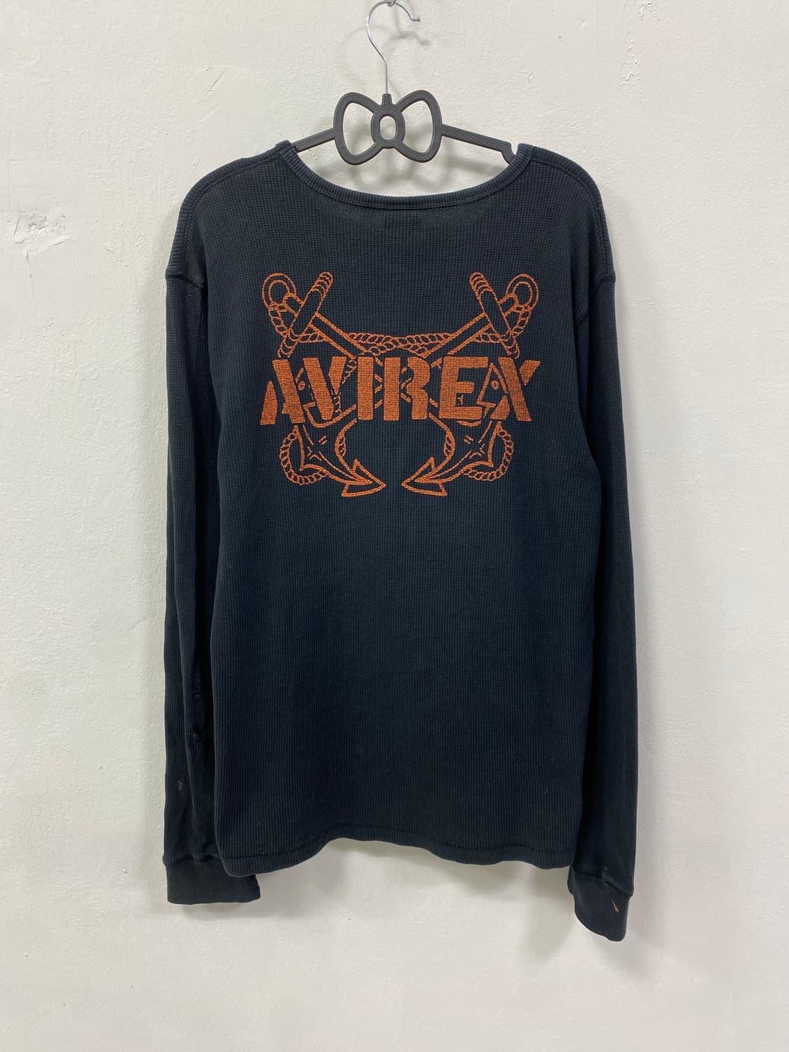 [AVIREX] 아비렉스 와플 y2k 롱슬리브 상품이미지4