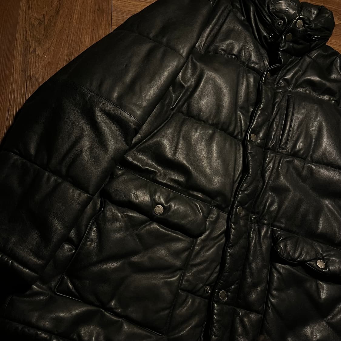 AIGNER LAMB LEATHER PADDED COAT 상품이미지3