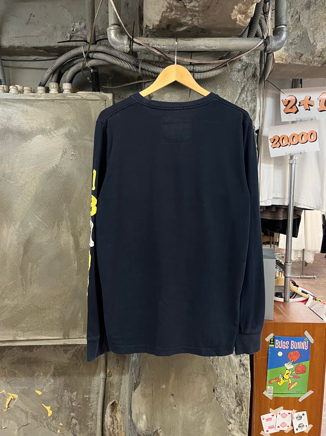아베크롬비 롱슬리브 긴팔티 네이비 XL #csz3968 상품이미지2