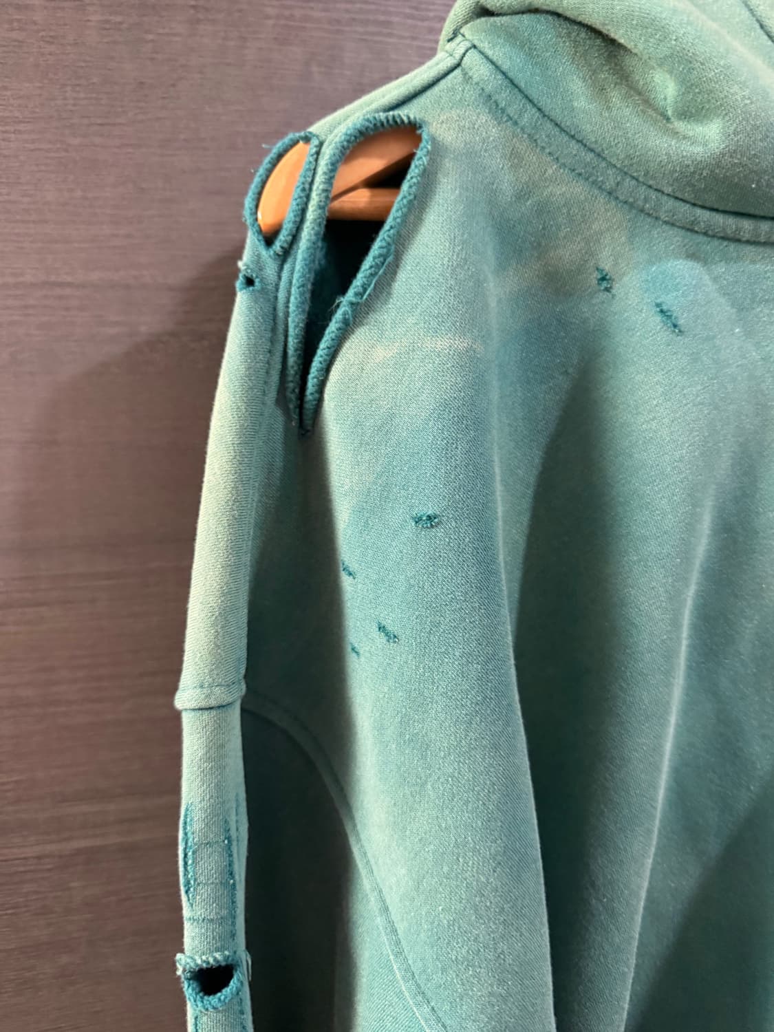 Saint Mxxxxxx 데미지 후드집업 XL 상품이미지6