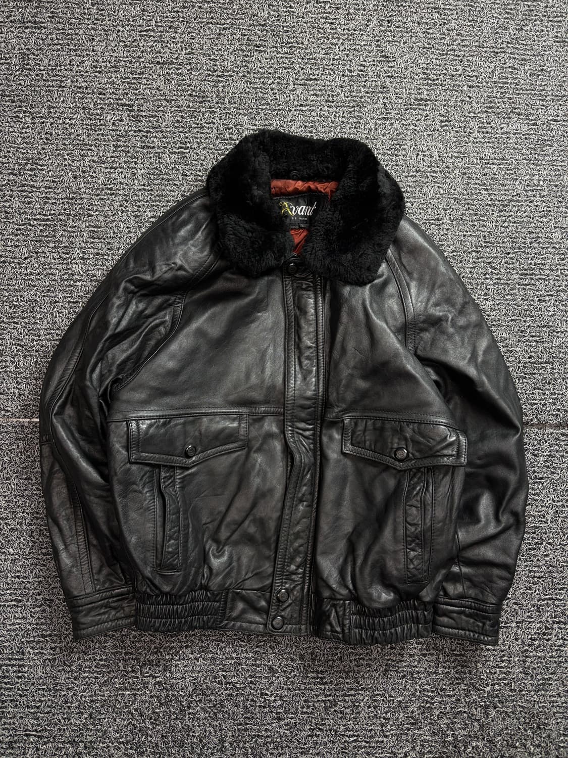 AVANT 빈티지 아카이브 램스킨 A2 레더 무스탕 2071 상품이미지2