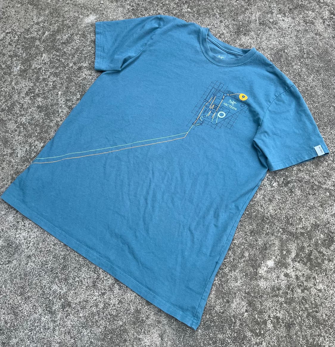 ARCTERYX TEE / 아크테릭스 반팔 티셔츠 블루 상품이미지1