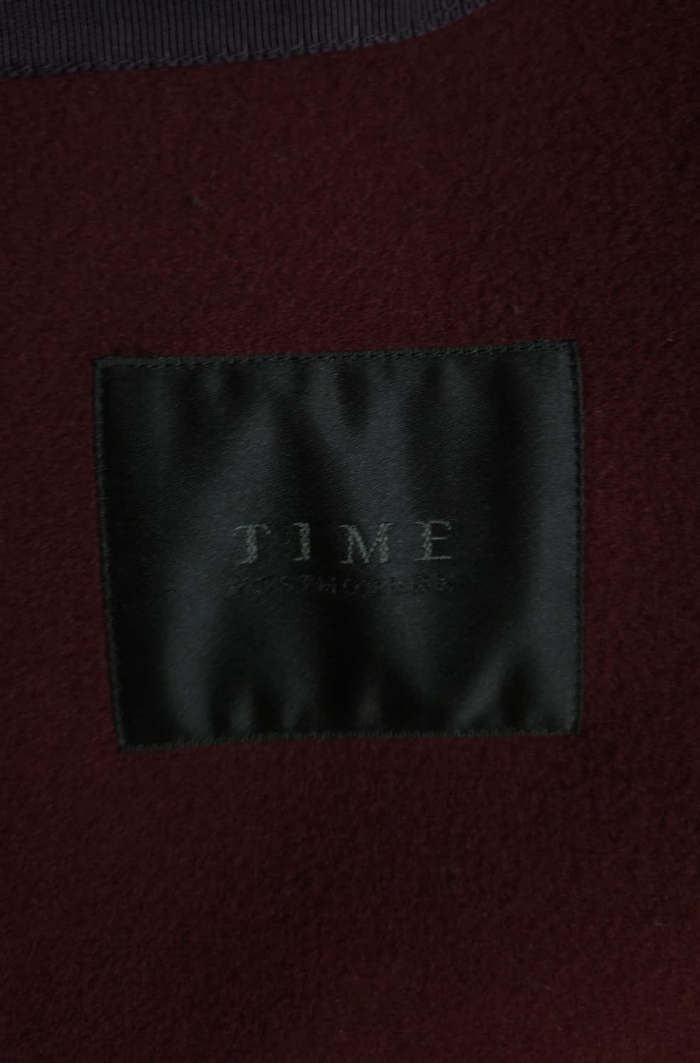 타임옴므 캐시미어 블랜디드 버건디  롱코트 100 사이즈 상품이미지9