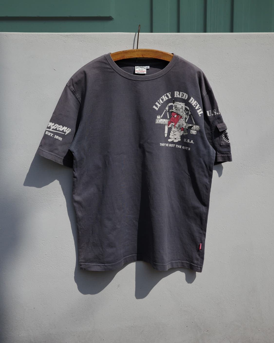 ted company 미군 보병 장비 그래픽 티셔츠 상품이미지1