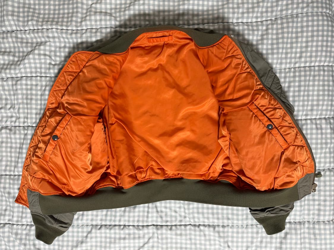 느린양반 스펙테이터 에어맨 ma-1 M사이즈 상품이미지3