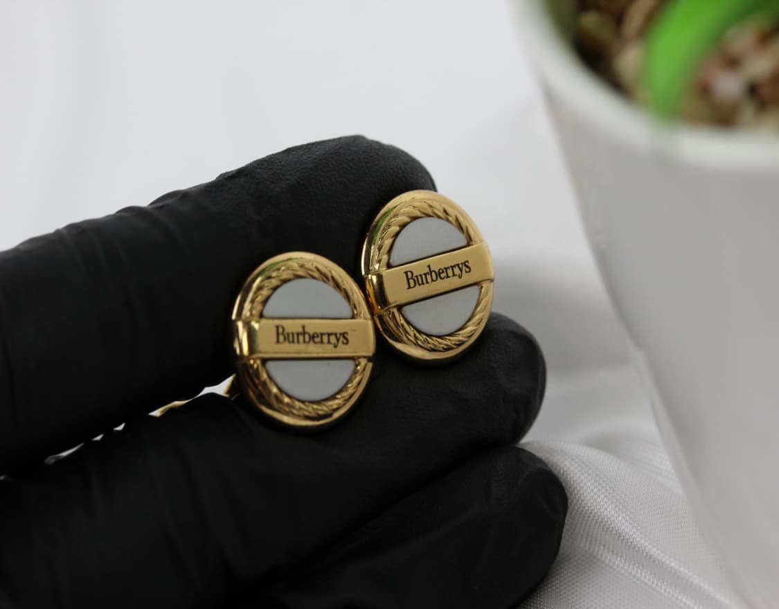 버버리 B+등급 남자 명품 커프스 빈티지 상품이미지5