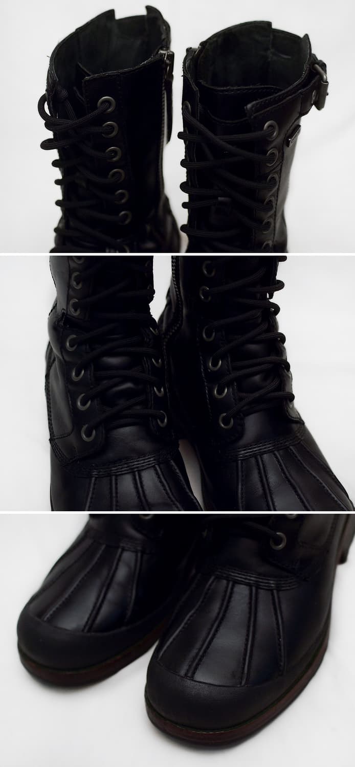 어그 (UGG) 리스 블랙 레더 라이더 방한부츠 (260-265) 상품이미지4